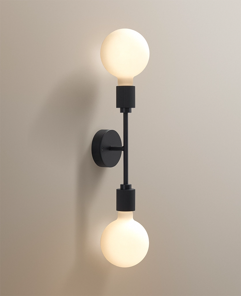 Black Belgravia wall light