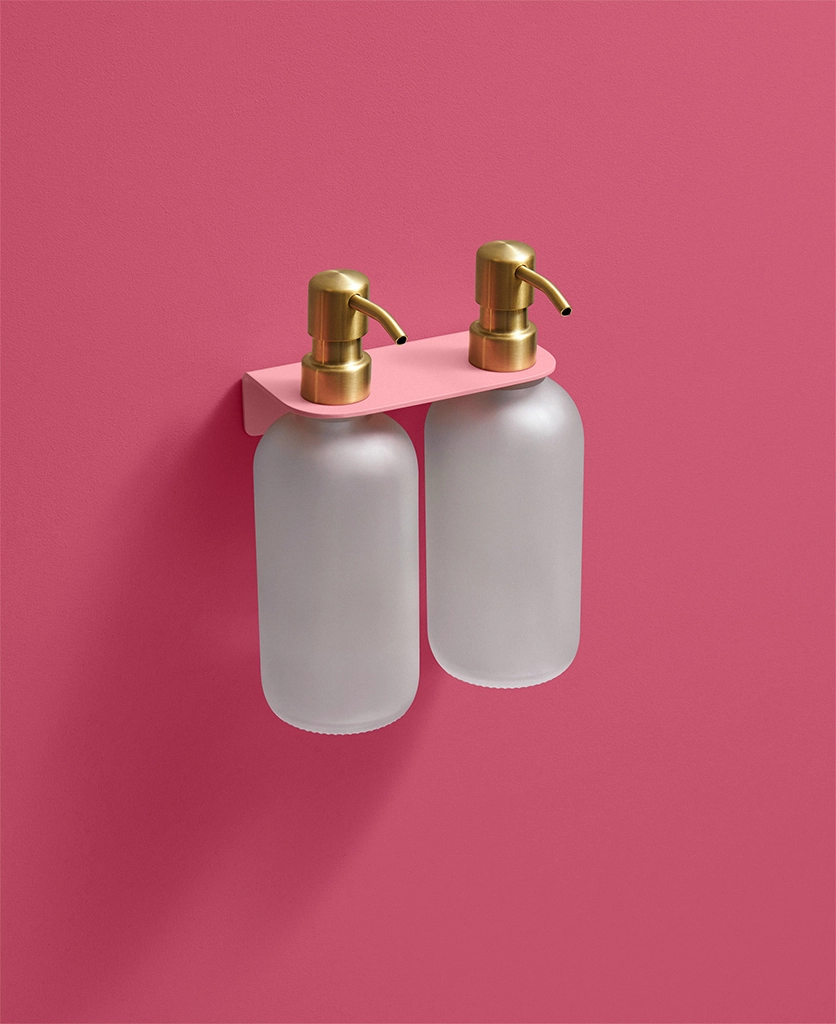Miami Pink soap bottle holder